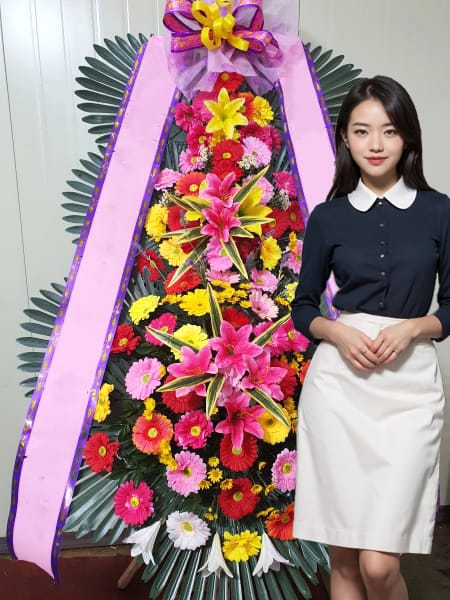 광명무역센터컨벤션 3단화환 기본형