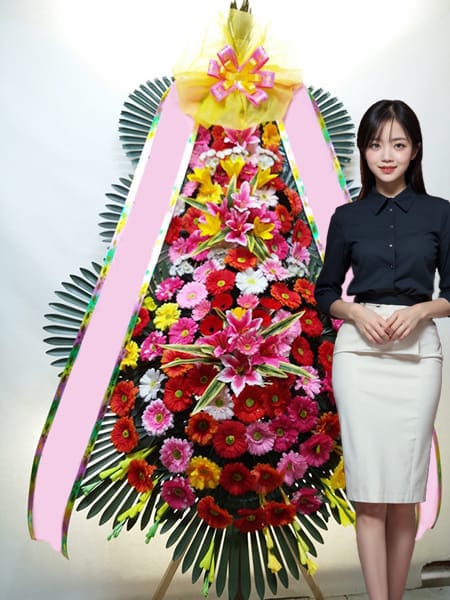 광명무역센터컨벤션 3단화환 고급형